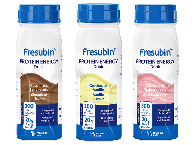 Fresubin® Protein Energy DRINK, magas energia- és fehérjetartalmú, rostmentes speciális élelmiszer.