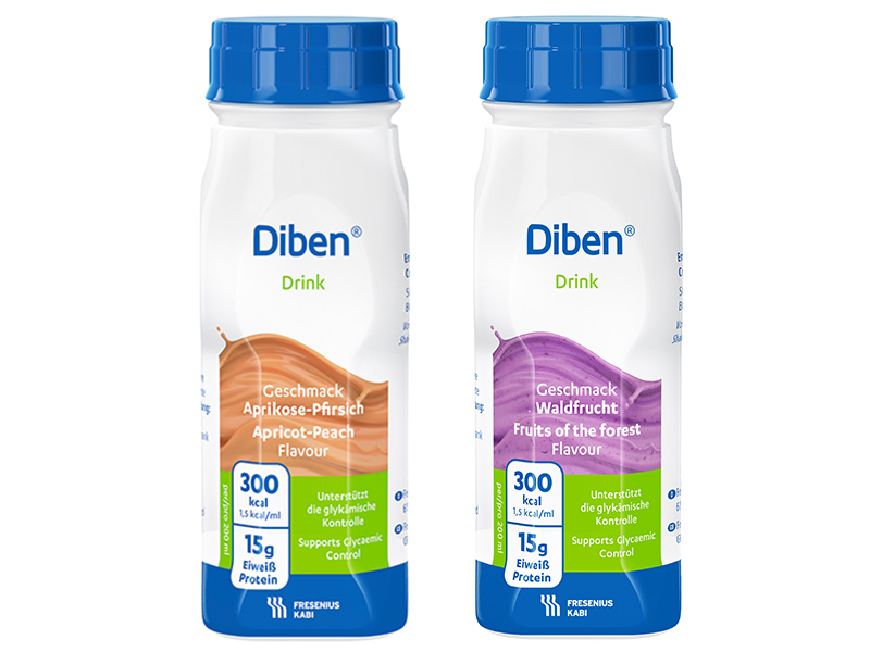 Diben DRINK, teljes tápértékű, rostos, magas energia- és fehérjetartalmú speciális élelmiszer.